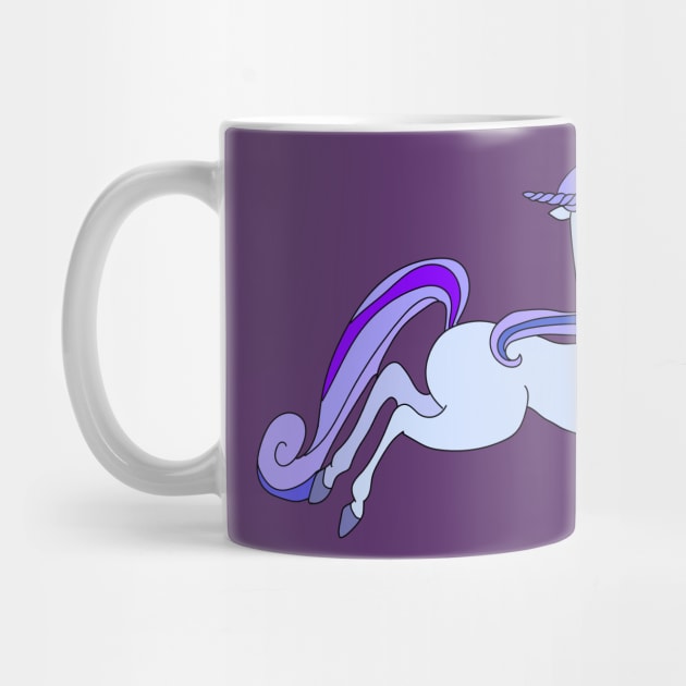 purple unicorn by JulietLake